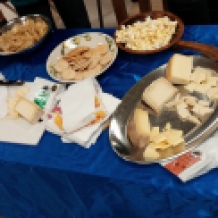 Local cheese from Sprout Creek Farm as snacks for the event!
